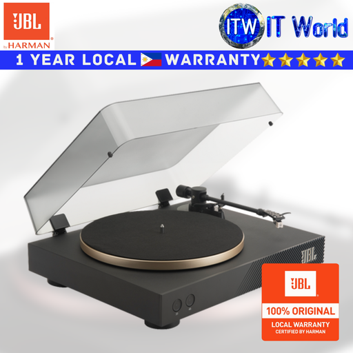 [HARMAN JBL AUTHENTICS SPINNER BT BLACK] Itw | JBL Harman Spinner BT Bluetooth Turntable Black (JBL Authentics Spinner BT)