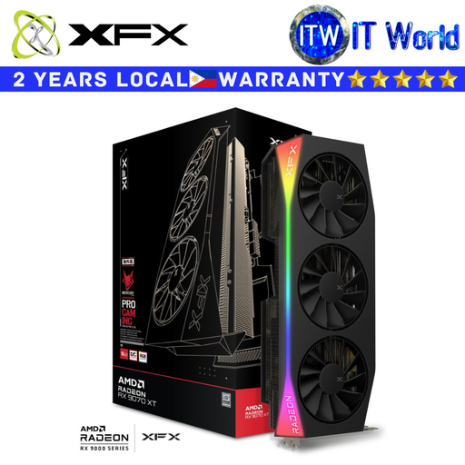 [RX-97TRGBBB9] XFX RX-97TRGBBB9 MERCURY RADEON RX 9070XT OC GAMING EDITION WITH RGB 16GB