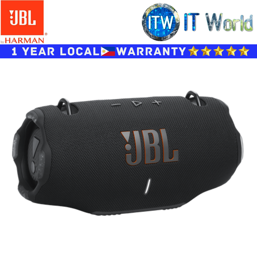 [JBL XTREME 4 BLACK] Itw | JBL Harman Bluetooth Speaker Extreme 4 Black Portable Waterproof with massive JBL Pro Sound