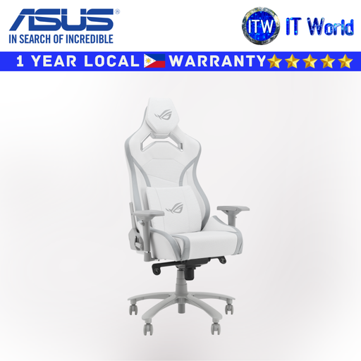 [SL301C ROG CHARIOT X CORE GAMING CHAIR WHITE] Itw | ASUS ROG Chariot X Core Gaming Chair - White