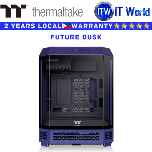 [CA-1Z1-00MNWN-00] Thermaltake Computer PC Case The Tower 600 Series ATX Mid Tower Chassis (Future Dusk)