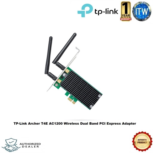 [TP-Link Archer T4E] TP-Link Archer T4E AC1200 Wireless Dual Band PCI Express Adapter Tplink Tp link