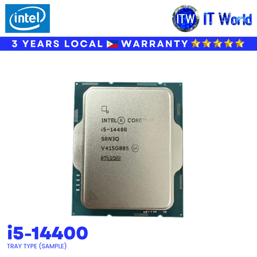 [i5-14400 TRAY TYPE] Intel Core Desktop Processor i5-14400 10-Core 4.7GHz (Tray Type) 