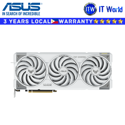 [TUF-RTX5070TI-O16G-WHITE-GAMING] ASUS RTX 5070 Ti 16GB GDDR7 White OC Edition NVIDIA - TUF Gaming GeForce Graphics Card
