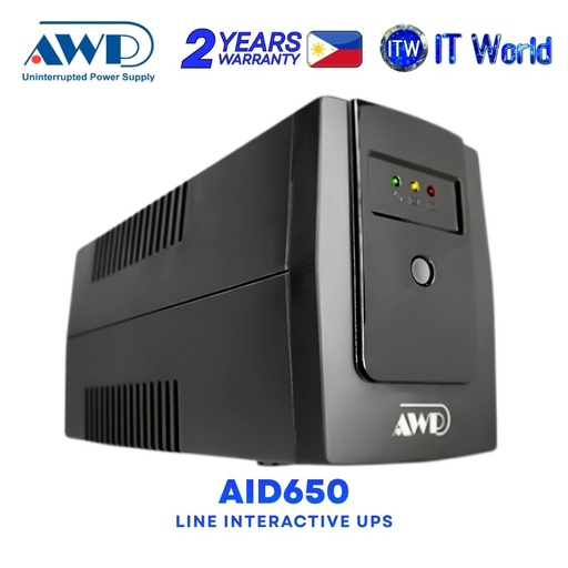 [AID650] AWP AID650 650VA/390W Line Interactive UPS