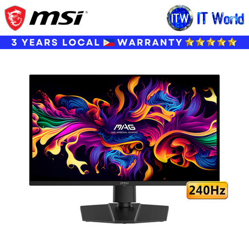 [MAG 273QP QD-OLED] Itw | MSI Gaming Monitor 27" | 2560 x 1440 QHD | 240Hz - MAG 273QP QD-OLED X24 | Flat