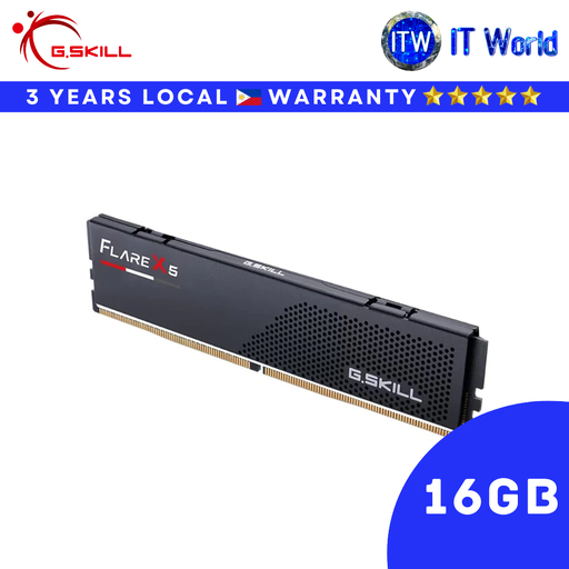 [F5-6000J3636F16GX1-FX5] G.Skill Flare X5 DDR5 RAM 16GB 6000MHz CL36 XMP & EXPO F5-6000J3636F16GX1-FX5