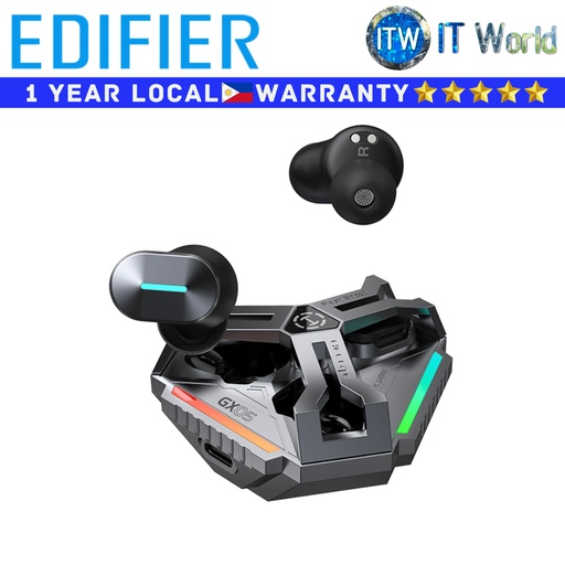 [GX05] Itw | Edifier Gaming Earbuds Earphones GX05 Wireless Ultra-Low Latency 2.4GHz Bluetooth