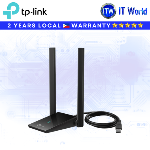 [Archer TX20U Plus] Itw | TP-Link Archer TX20U Plus Dual Band Wi-Fi 6 High Gail Wireless USB Adapter - Dual Antennas