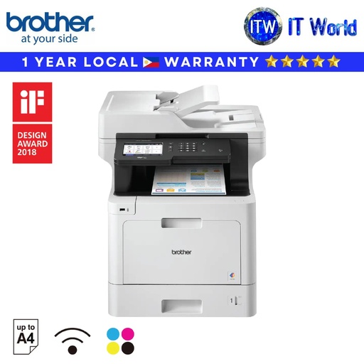 [MFC-L8900CDW] Itw | Brother MFC-L8900CDW Color Laser Multi-Function Printer – Duplex, Wireless, 5" Touchscreen