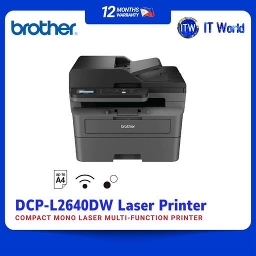 [DCP-L2640DW] Brother - DCP-L2640DW - Mono Laser Multi-Function Printer - Print/Scan/Copy | itw