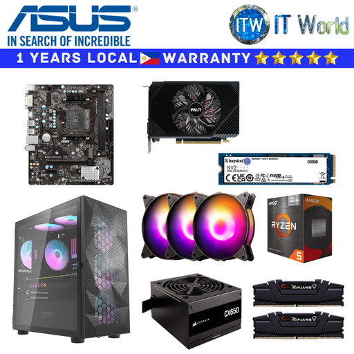 [Conquer Build] Gaming PC Desktop Computer Set Asus Conquer Build 5 5600 3050 RTX