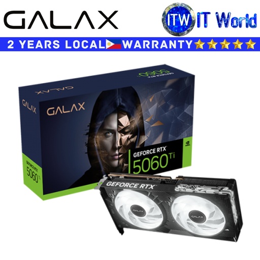 [56IZN8MDCPOC] Galax RTX 5060 Ti 1-Click OC 16GB GDDR7 Geforce Graphic Card (56IZN8MDCPOC)