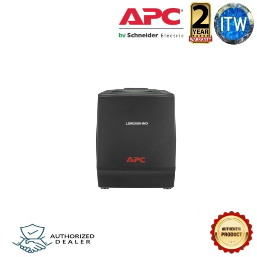 [APC Line-R LSW2000-IND] APC Line-R LSW2000-IND 1000W 2000VA Automatic Voltage Regulator, 3 Universal Outlets, 230V