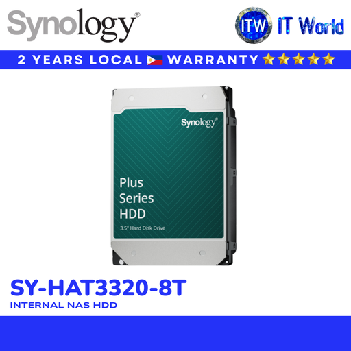 [SY-HAT3320-8T] Synology HAT3320-8T 8TB NAS Hard Drive SATA 3.5 (SY-HAT3320-8T) | itw