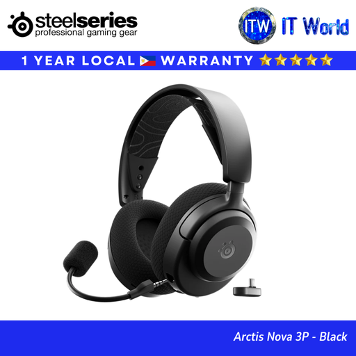 SteelSeries Arctis Nova 3P Wireless Headset 40H Battery / App Control / USB-C / Multi-Platform | itw