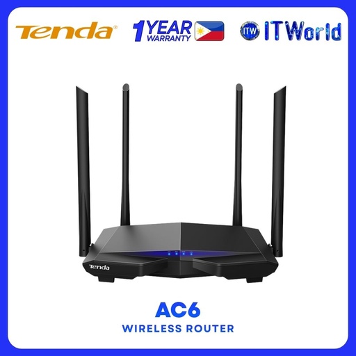 [AC6] Tenda AC6 AC1200 Smart Dual-Band Wireless Router