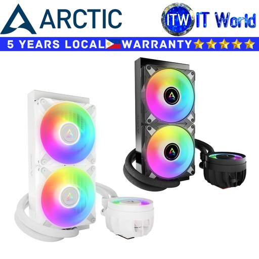 [ACFRE00150A] Arctic CPU Cooler Fan Liquid Freezer III 240 ARGB All-in-One Water Cooler (Black | White) | itw (White)