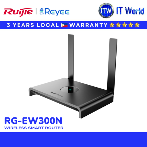 [RG-EW300N] Ruijie Reyee RG-EW300N Wi-Fi Wireless Router 2.4GHz Long-Range Signal (RG-EW300N) | itw