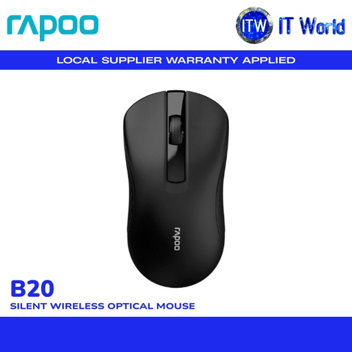 [B20] Rapoo B20 | Silent Wireless Mouse / 1200 DPI / 2.4G / 12-Month Battery Life (B20) | itw