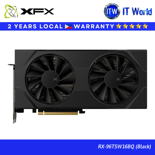 XFX RX 9060 XT OC Gaming 16GB GDDR6 Swift AMD Radeon Graphics Card (Black | White) | itw