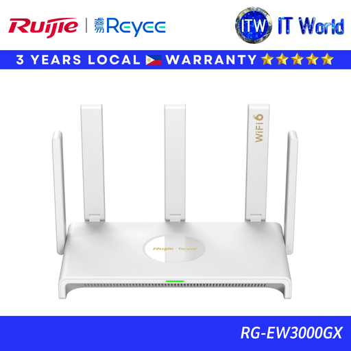 Ruijie Reyee RG-EW3000GX / RG-EW3000GX PRO Wi-Fi 6 AX3000 Dual-Band Gigabit Router | itw