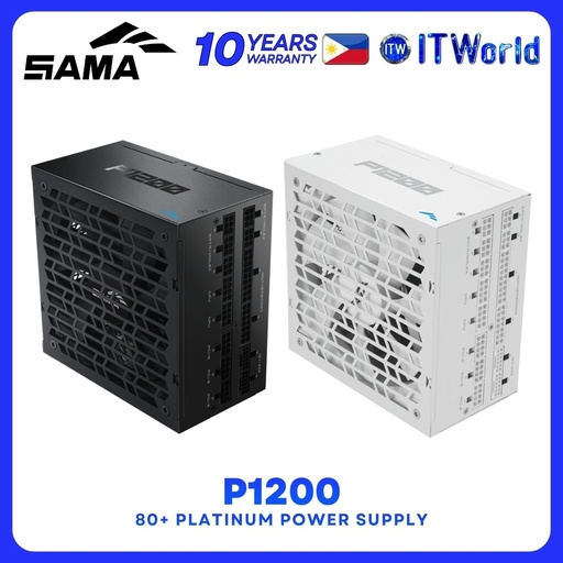 SAMA Platinum Series P1200 ATX PSU | 1200W / ATX 3.1 / Fully Modular / 80+ Platinum