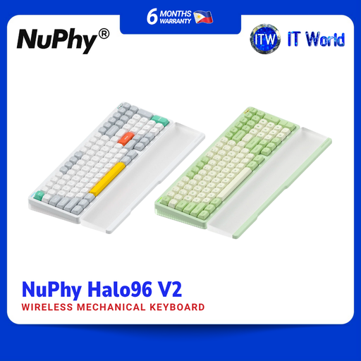 NuPhy - Halo96 V2 - Wireless Mechanical Keyboard Wired 2.4GHz Bluetooth 5.0