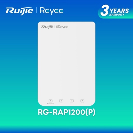 [RG-RAP1200 (P)] Ruijie Reyee RG-RAP1200(P) Wi-Fi5 1267Mbps Wall-mounted Access Point