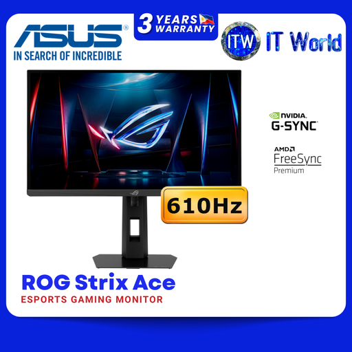 [XG248QSG] ASUS ROG Strix Ace Esports Gaming Monitor XG248QSG Ace 24.1" 610Hz 1920 x 1080 FHD 0.7ms (GTG), 0.1ms(min.) itw