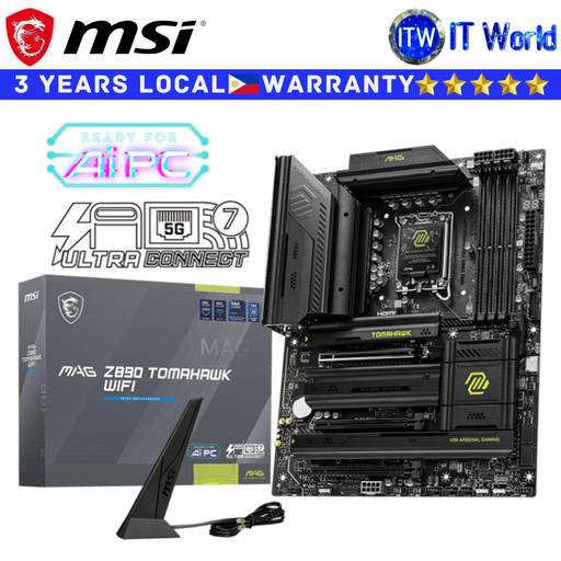 [MAG Z890 TOMAHAWK WIFI] MSI Motherboard MAG Z890 Tomahawk Wifi ATX LGA1851 DDR5 | itw