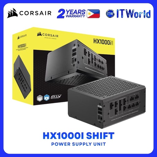 [CS-CP-9020265-NA] Corsair HX1000i Shift Fully Modular Platinum ATX 3.1 Ready Power Supply Unit CS-CP-9020265-NA