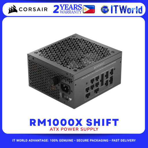 [CS-CP-9020300-NA] Corsair RM1000X SHIFT 1000W 80+ Gold Fully Modular ATX Power Supply itw