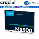 Crucial MX500 3D NAND SATA 2.5" 7mm Internal SSD (500GB)