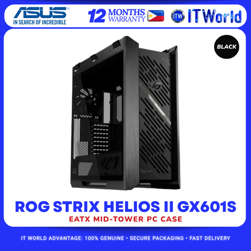 [GX601S/BK/TG] ASUS ROG Strix Helios II GX601S EATX Mid-Tower PC Gaming Case