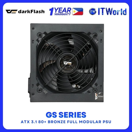 DarkFlash GS Series PSU ATX 3.1 / PCIe 5.x / 80+ Bronze Full Modular