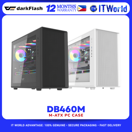 DarkFlash DB460M M-ATX 0.5mm SPCC steel PC Case