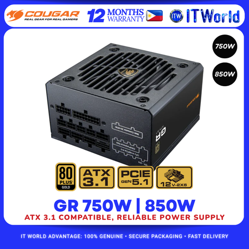 Cougar GR Series GR Series 80+ Gold ATX 3.1 Power Supply