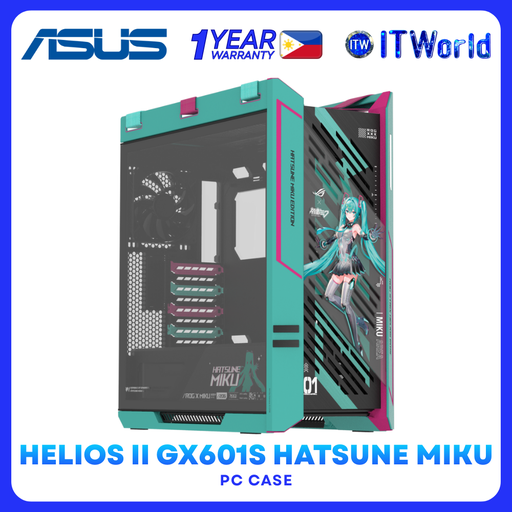 [Helios II GX601S Hatsune Miku] ROG Strix Helios II Hatsune Miku Edition EATX Mid-Tower PC Case