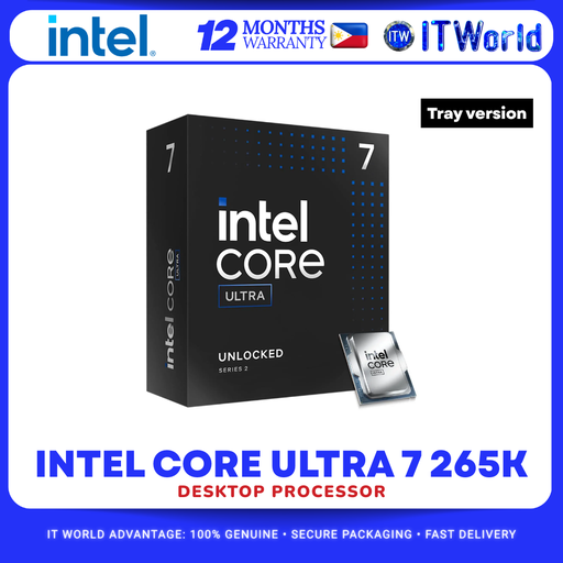 [BX80768265K TRAY TYPE] Intel Core Ultra 7 265K 20 Cores 5.5GHz LGA1851 DDR5 Tray Version Desktop Processor BX80768265K itw