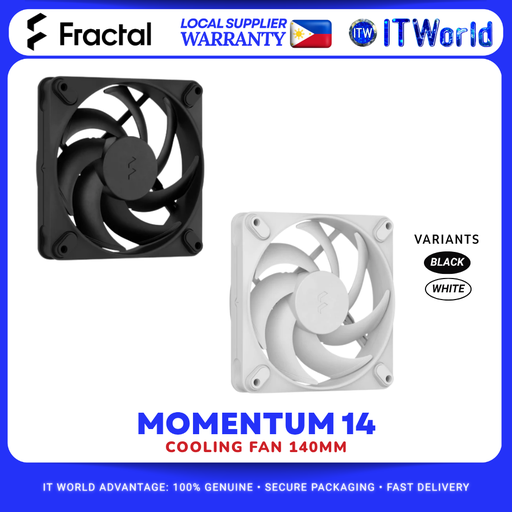 Fractal Design Momentum 14 PC Cooling Fan 140mm itw