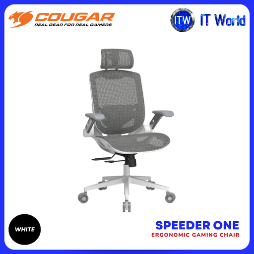 [CHR-CGR-SPEEDER ONE-WHITE] Cougar SPEEDER ONE Ergonomic Gaming Chair itw