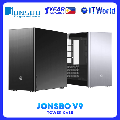 Jonsbo V9 - ITX / M-ATX Aluminum PC Case – Compact Airflow Chassis