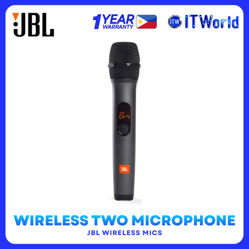 [WIRELESS MICROPHONE] JBL Harman Mic Series – Wireless Mics & PartyBox Wireless Mic - Dual-Channel Microphone System