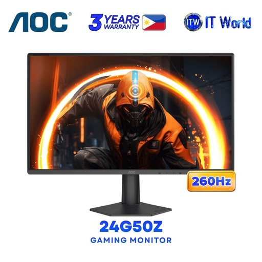 [24G50Z/71] AOC 24G50Z - 23.8" 1920x1080 FHD / 260Hz / Fast IPS / 1ms GTG, 0.3ms MPRT / Gaming Monitor