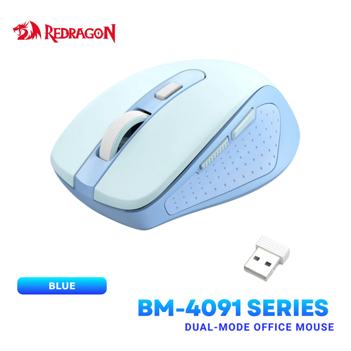 Redragon – BM-4091 Series Pro Dual-Mode Wireless Office Mouse for Laptop & Desktop itw