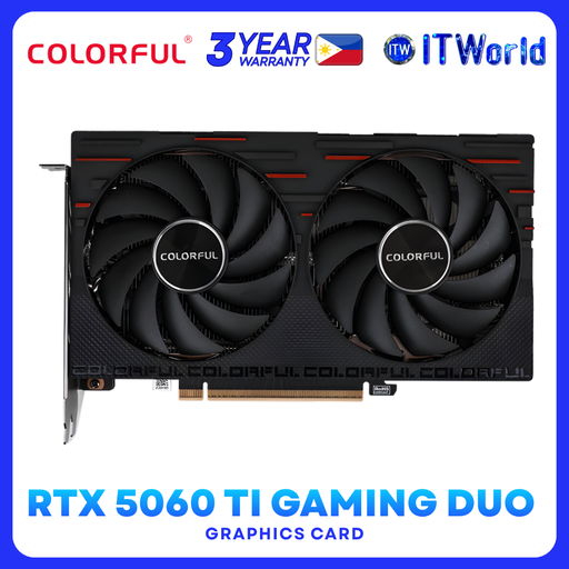 [COLORFUL GEFORCE RTX5060Ti GAMING DUO 16GB-V] Colorful GeForce RTX 5060 Ti Gaming DUO - 16GB GDDR7 - Desktop Graphics Card