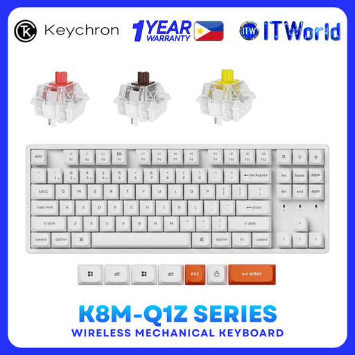 Keychron K8 Max QMK Series Wireless Mechanical Keyboard for Desktop & Laptop