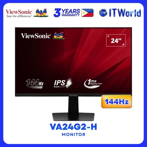 [VA24G2-H] Viewsonic VA24G2-H 24" 1920x1080 FHD / 144Hz / IPS Panel / 1ms MPRT / Flicker-free Monitor