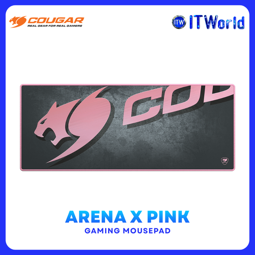 [CGR-ARENA X PINK] Cougar Arena X Pink Gaming Mouse Pad - 1000x400mm / 5mm Cloth / CGR-ARENA X PINK